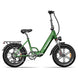 Green Foldable electric bike – Kingbull Literider 2.0