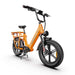 Orange Cargo electric bike side view-Kingbull Voyager 2.0
